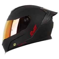 Casco Shaft 502sp Solid Negro Rojo