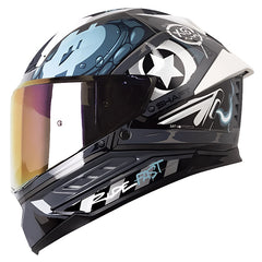 Casco Shaft 595 Gunn Gris Azul