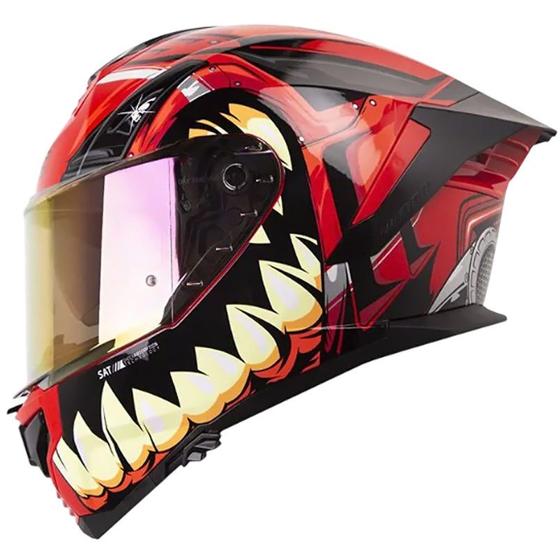 Casco Shaft Pro 609 Venom Madness Rojo Negro