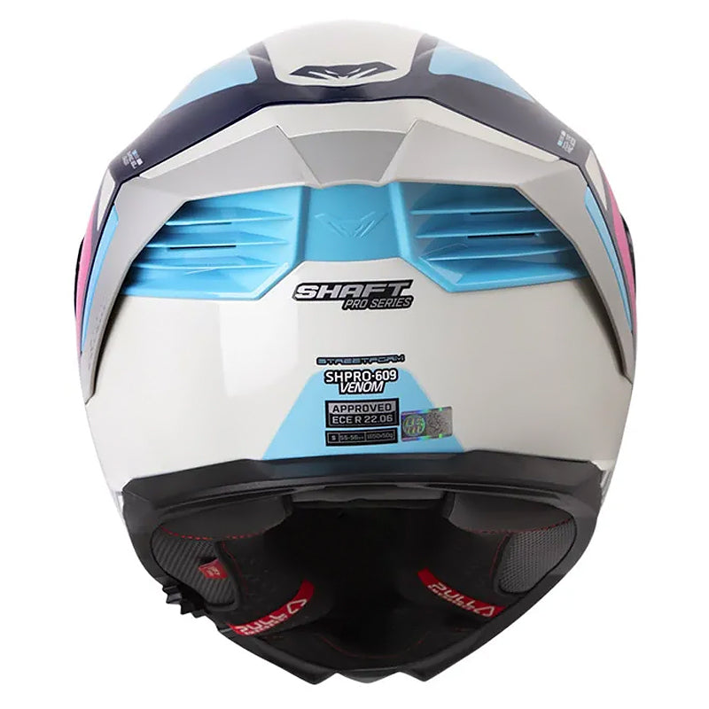 Casco Shaft Pro 609 Venom Streetform Azul Gris