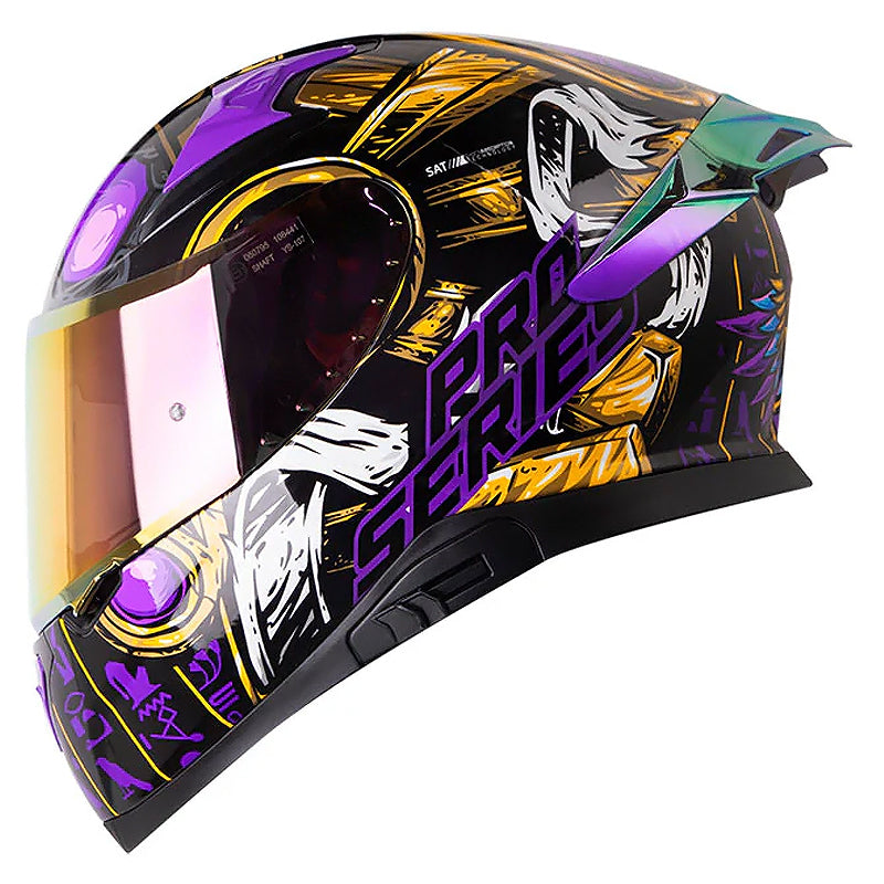 Casco Shaft Pro 612Dv Evo Faraon Negro Morado
