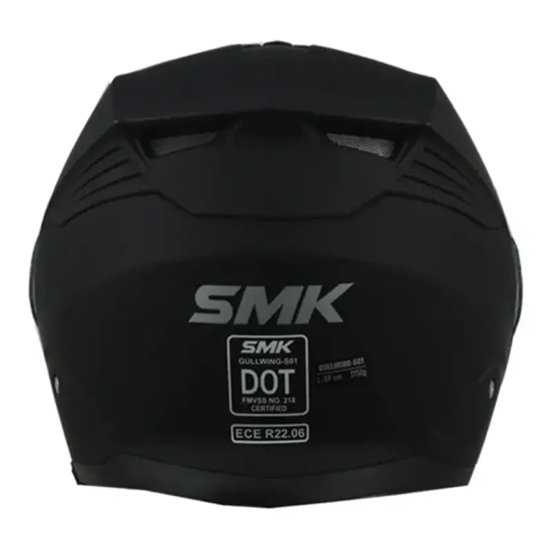 Casco Smk Gullwing V2 Negro Mate