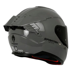 Casco Spartan Hawk Solid Gris Brillante