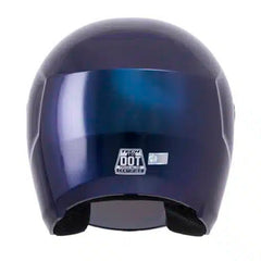 Casco Tech T10 Solid Camaleon Visor Iridium Azul