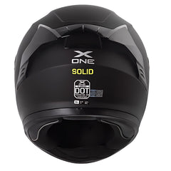 Casco X-One X-500Gt Evo Solid Negro Amarillo Neon