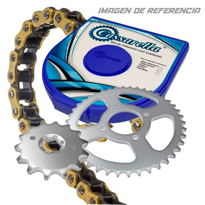 Kit De Arrastre Cassarella - Cbf 150 4 Huecos (Pt43C-Pd15C-428-132-C) Dorada