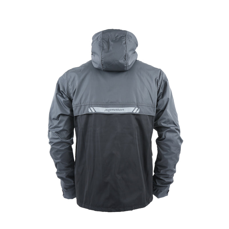 Cortaviento Pigmalion Euro Gris Negro Mas