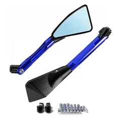 Espejo Rizoma 3 Puntas Azul