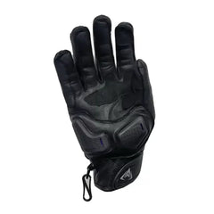 Guantes Giacomo En Cuero Street Race Negro Morado