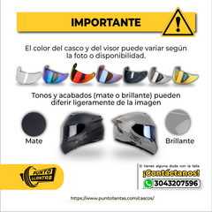 Casco Shaft 504 Dv Solid Negro Azul Visor Smoke Claro Iridium Azul