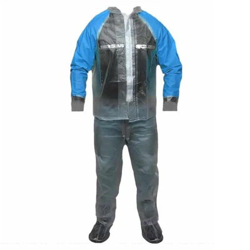 Impermeable Silicona Celeste