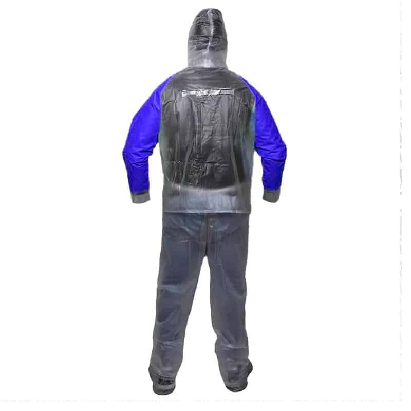 Impermeable Silicona Azul Rey