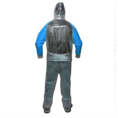 Impermeable Silicona Celeste