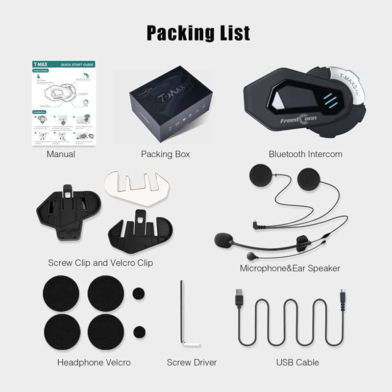 Intercomunicador Freedconn T-Max Pro