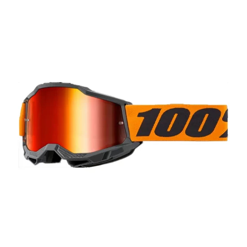 Lentes Cross 100% Accuri 2 Gris Visor Naranja
