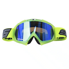 Lentes Cross Shaft 16 Amarillo Negro Visor Iridium Azul