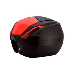 Maletero Tomcat 34 Litros Negro Mate Rojo