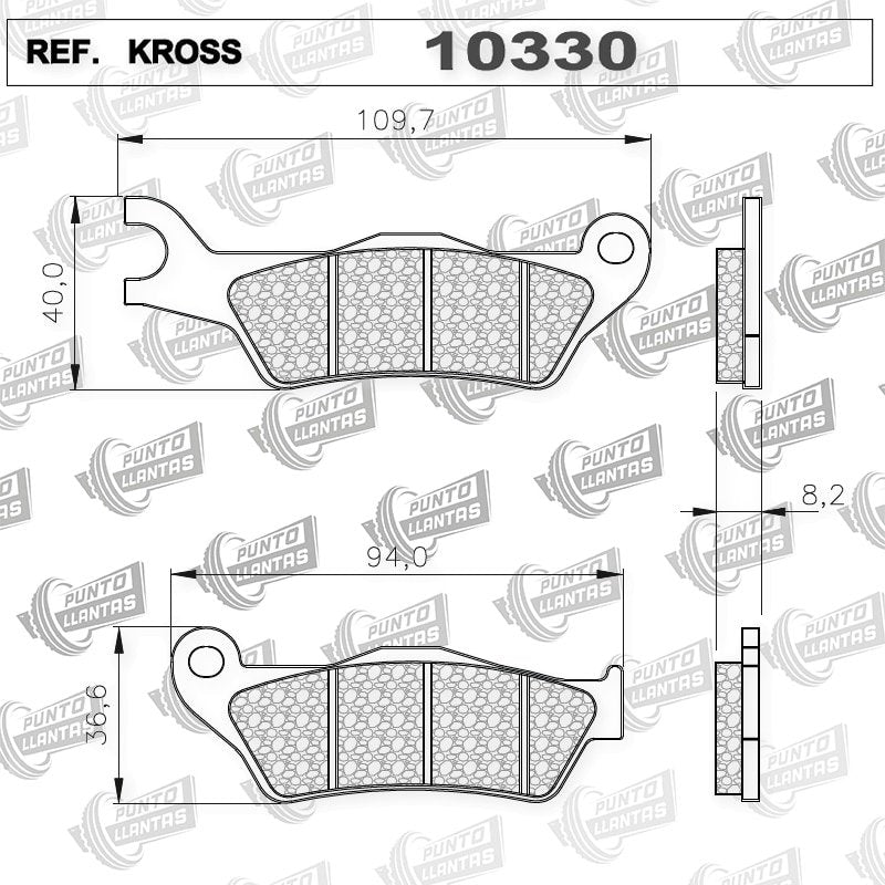 Pastillas Kross 10330