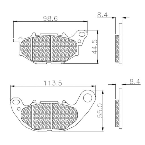 Pastillas Kross 10365 Mt 03 (Tras)