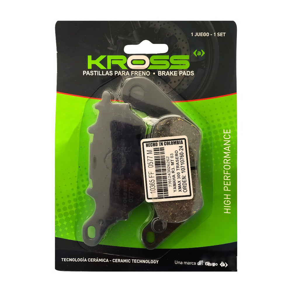 Pastillas Kross 10365 Mt 03 (Tras)