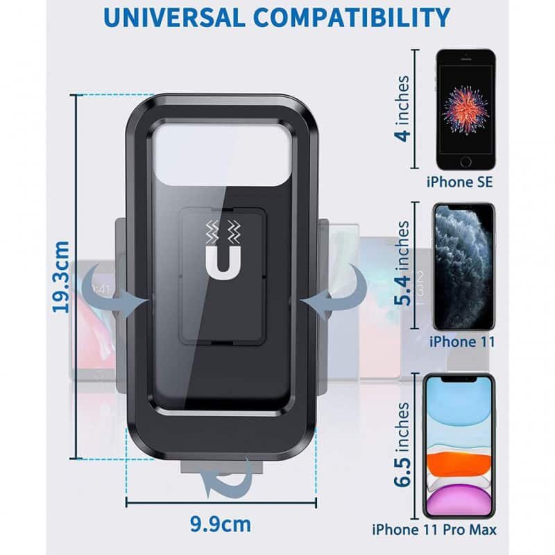 Porta Celular Cuadrado Giratorio 360° Plastico