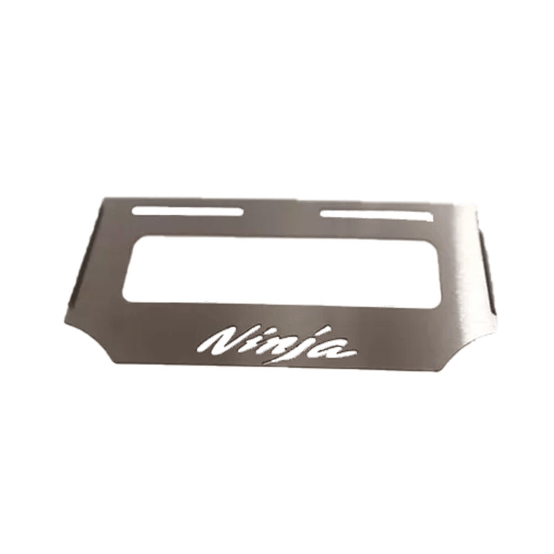Porta Placa Lamina Plata Ninja