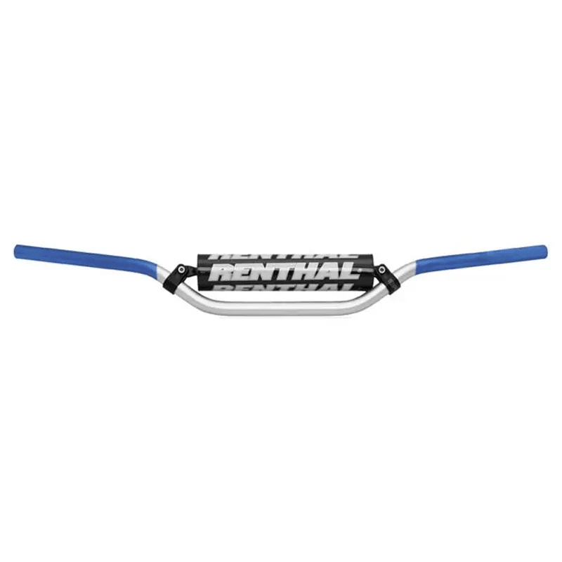 Manubrios Renthal Rc Bend 7/8 Plata-Azul