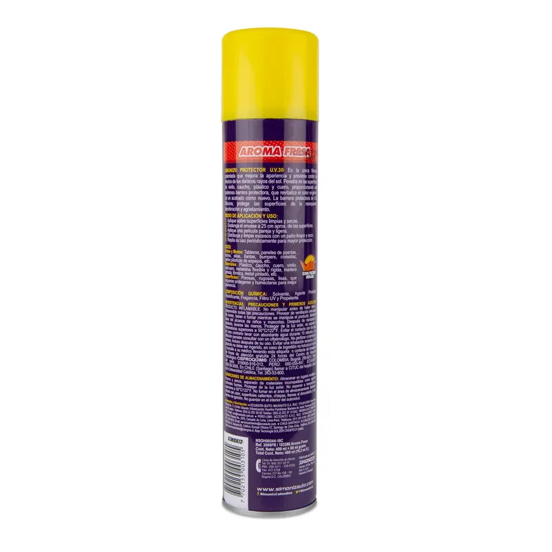 Silicona Simoniz Aerosol Protector Uv 400Ml Citrus fresa