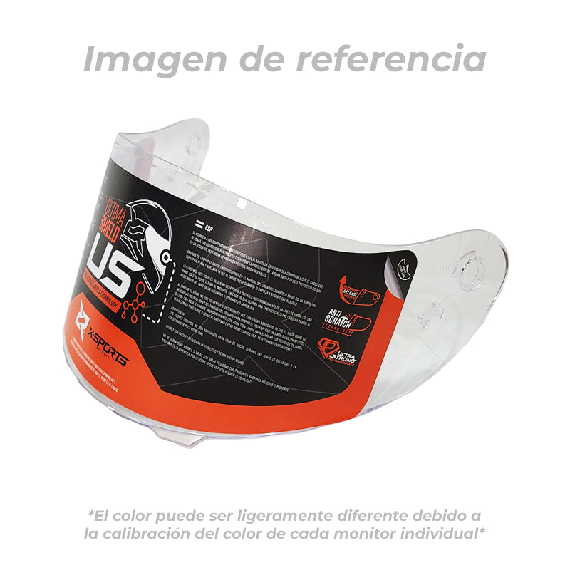 Visor X-Sports V151 Transparente