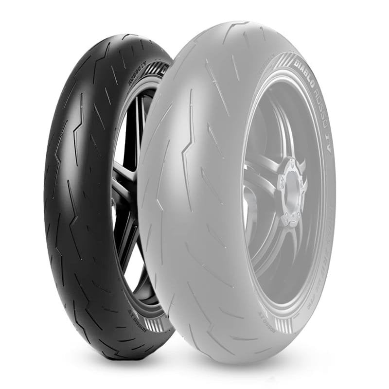Llanta Pirelli Diablo Rosso 4 120/70ZR-17 Sellomatic