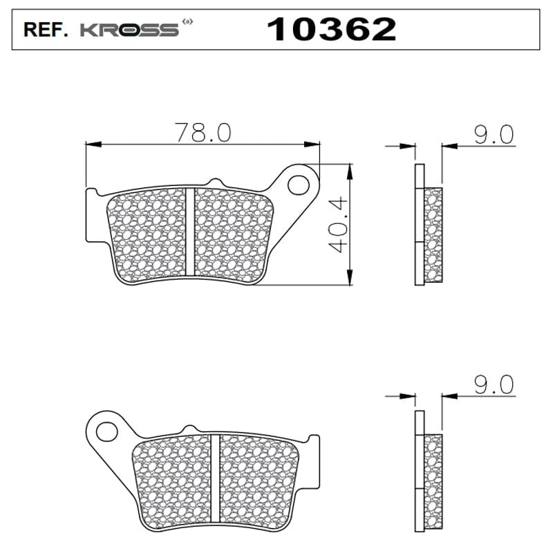 Pastillas Kross 10363