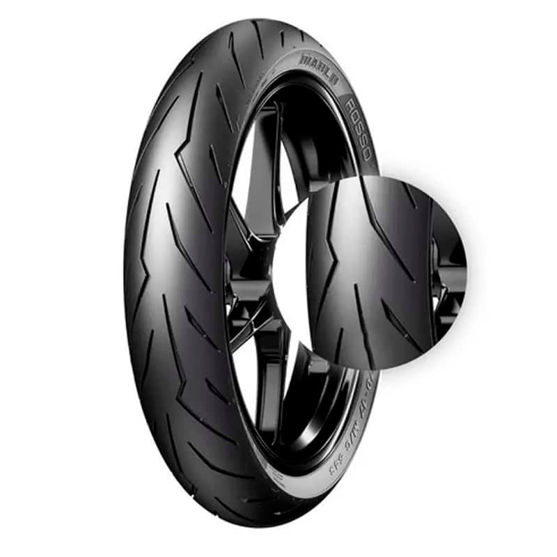 Llanta Pirelli Diablo Rosso Sport 90/80-17 Sellomatic